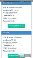 SSHAGAN: Free VPN syot layar 2