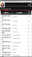 PROXY LIST SSL screenshot 1