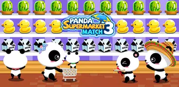 panda supermarket match 3