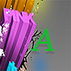 Alphabets A for Apple Zeichen