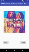 Fifth Harmony - Don't Say You Love Me پوسٹر