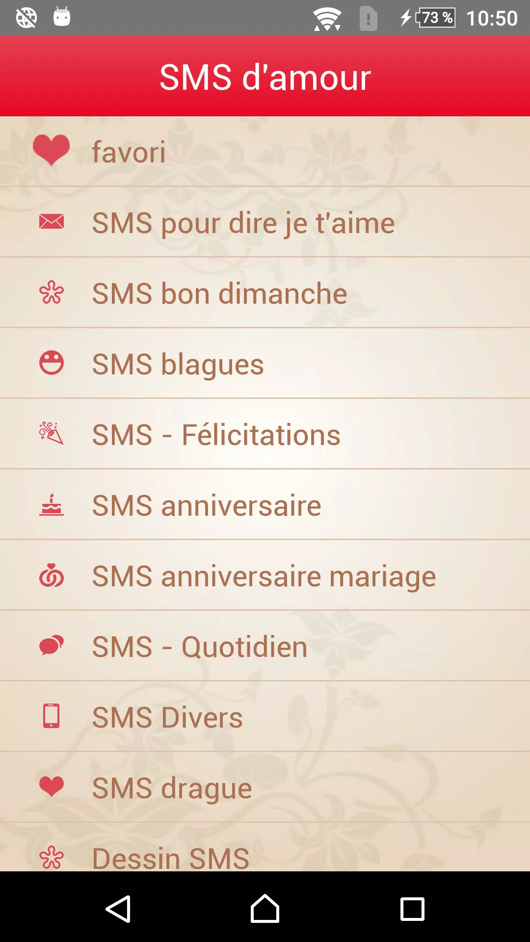 Sms D Amour Apk For Android Download