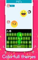 Neon Skull Keyboard پوسٹر