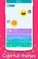 Glitter Keyboard plakat