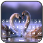 Swan Heart Keyboard أيقونة