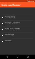 Koleksi Lagu Daerah Makassar capture d'écran 2