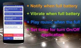 Battery Full Alarm captura de pantalla 2