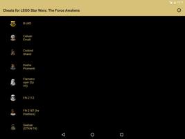 Cheats for LEGO Star Wars: TFA скриншот 3