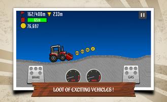 Mountain Hill Climb Racing capture d'écran 1