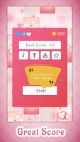 Heart Piano Tiles Affiche