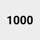 Get To 1000 ikona