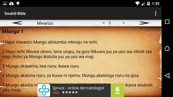 Swahili Bible(Biblia Takatifu) capture d'écran 2