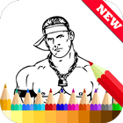 Coloring Book for WWE Fans أيقونة