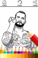 Coloring Book for WWE Fans โปสเตอร์