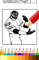 Coloring Book for WWE Fans Ekran Görüntüsü 1