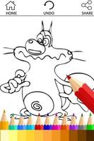 Coloring Book for Oggy Fans poster