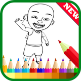 Coloring Upin Book Ipin Pages icône