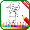 Coloring Upin Book Ipin Pages