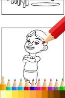 Coloring Upin Book Ipin Pages تصوير الشاشة 2