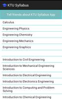 KTU Syllabus Affiche