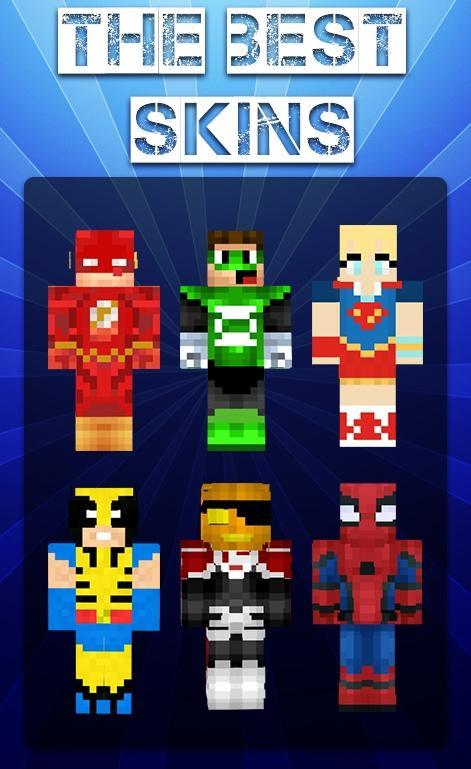 Superhero Skins For Minecraft Pe Apk Für Android Herunterladen