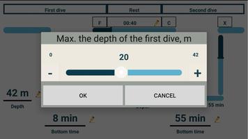 Dive Planner (Dive Profile) تصوير الشاشة 2