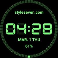 Watch Face Digital-7.1 ภาพหน้าจอ 2