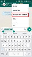 1 Schermata Stylish(Fancy) Text For All Chat App