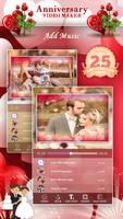 Anniversary Video Maker With Music : HD Slideshow captura de pantalla 1