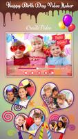 Birthday Photo Video Maker With Music 2017 poster
