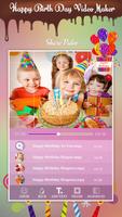 Birthday Photo Video Maker With Music 2017 Ekran Görüntüsü 1