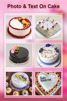 Name Photo on Birthday Cake โปสเตอร์