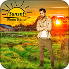 Sunset Photo Frame / Sunset Photo Editor-icoon