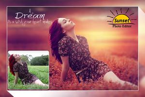 1 Schermata Sunset Photo Frame / Sunset Photo Editor