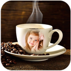 Coffee Cup Photo Frame Zeichen