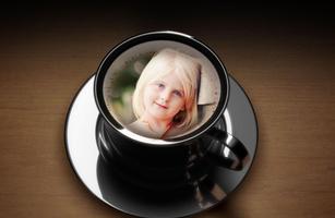 Coffee Cup Photo Frame الملصق