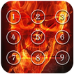 Fire Skulls Lock Screen