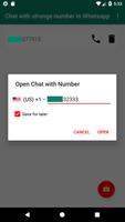 Open with WHatsapp Chat скриншот 2