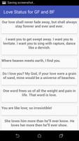 Love Status & Quotes GF & BF screenshot 3