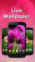 Live Wallpaper - Flowers syot layar 1