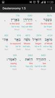 Hebrew Interlinear Bible Affiche
