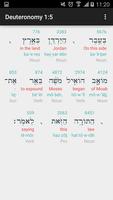 Hebrew Interlinear Bible poster