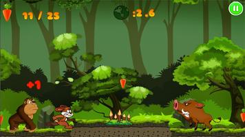 Jungle Bunny Run تصوير الشاشة 2