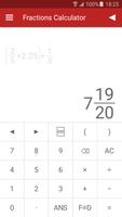 برنامه‌نما Fractions Calculator عکس از صفحه