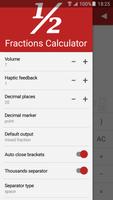 برنامه‌نما Fractions Calculator عکس از صفحه