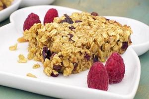 Amish Baked Oatmeal الملصق