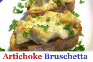 Artichoke Bruschetta Recipe पोस्टर