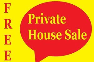 Private House Sale Poster