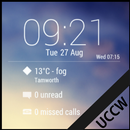 APK Lock Clock Widget - UCCW Skin