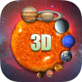 Solar System 3D Viewer ícone